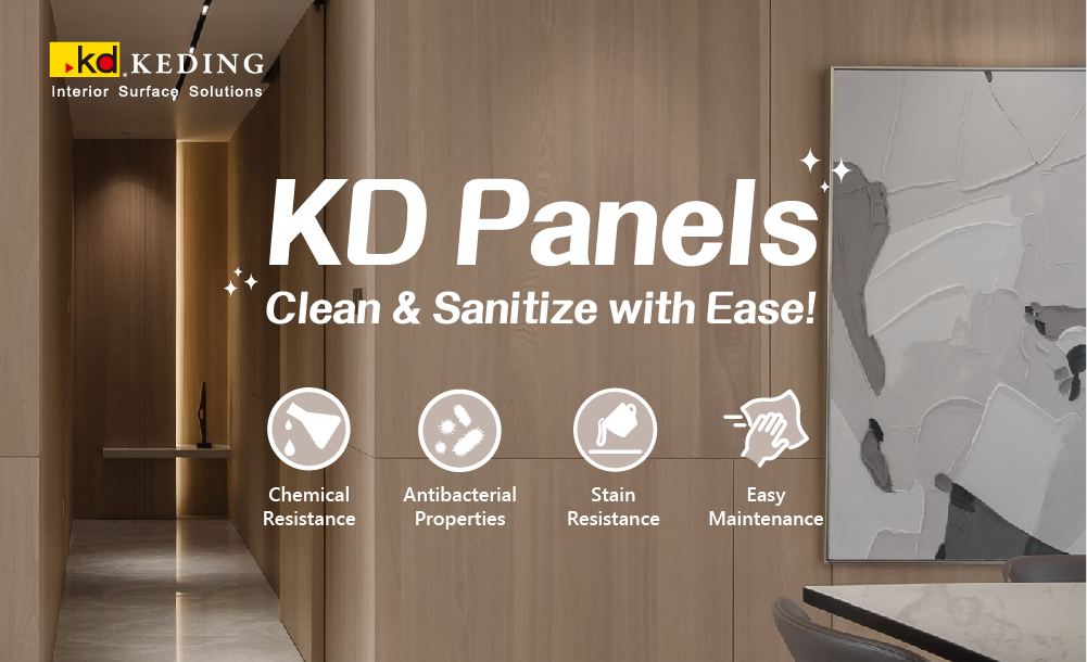 KD Panels Clean & Sanitize with Ease!